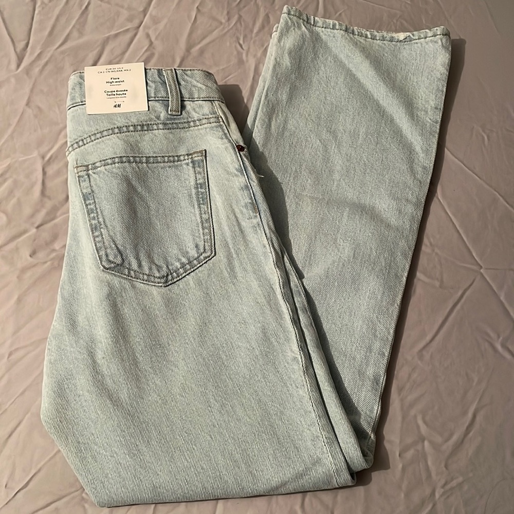 Flare High Waist Light Jeans